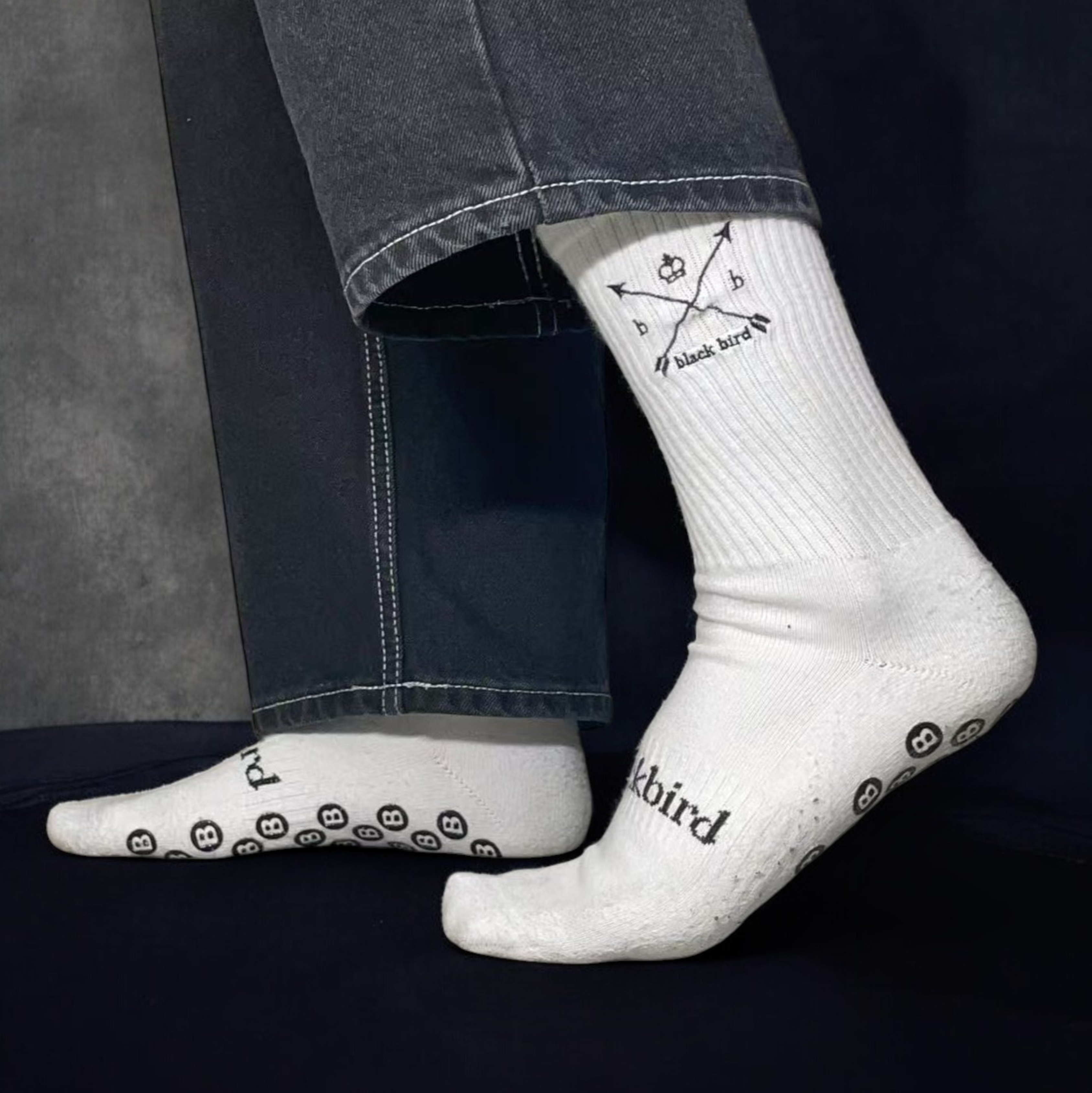 (Two Month Pre-Order) Blackbird Grip Socks
